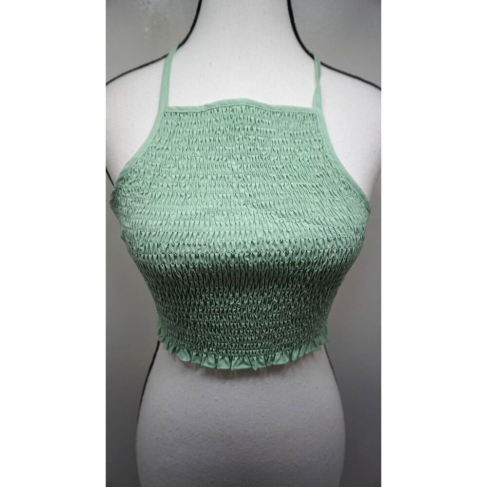 Shein Mint Green Backless Halter Top - Size XS - Picture 5 of 6